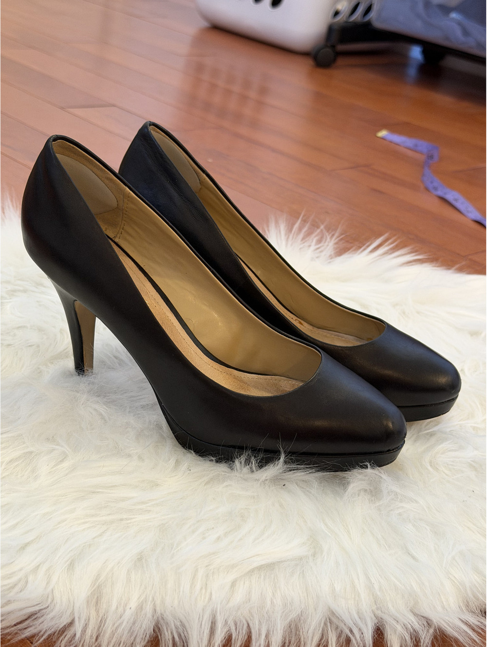 ALDO Black Classic Platform Pumps Heels EU 39